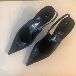 Ferragamo Black Heels